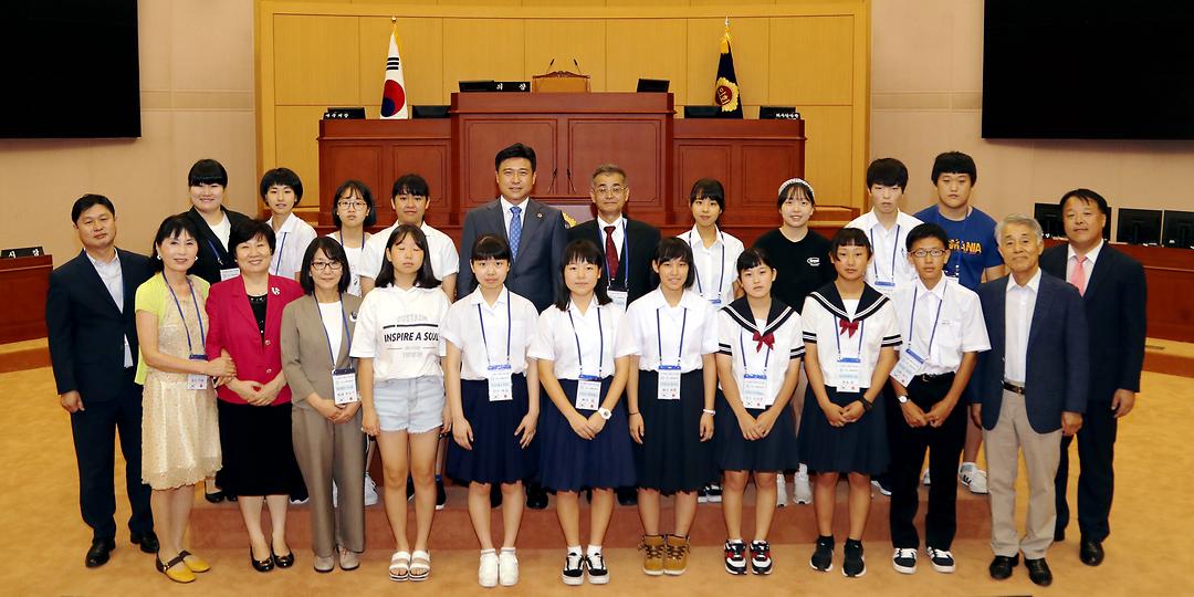 180730_일본 오다 청소년 국제교류 참가자 대전시 의회 견학 (1)