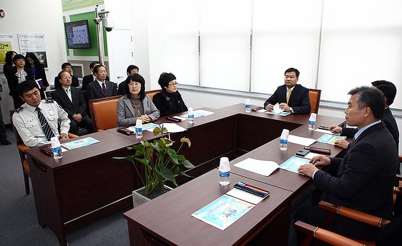대전시의회 교육위원회 U-city 통합센터 방문 [ 2014-11-26 ]