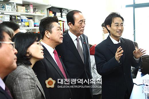 한국뇌연구원 대전유치 관련 KAIST 현장 방문 