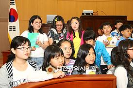 대전 글꽃초등학교생 제173회 임시회 방청