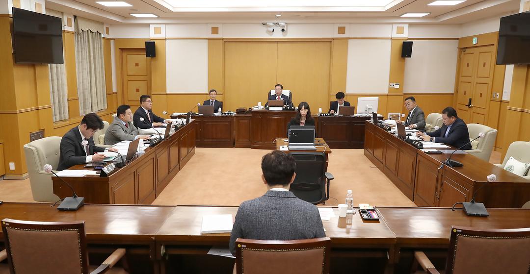 산업건설위원회 회의