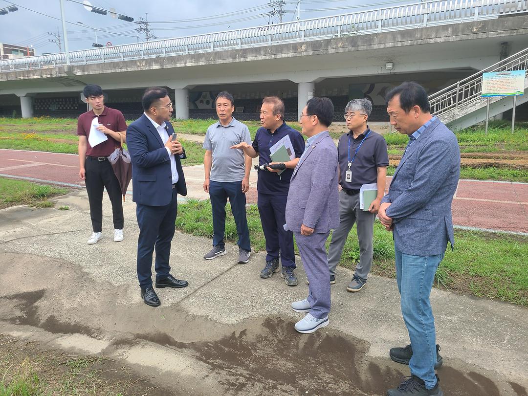 2023.07.05 유등천 좌안 산책로 일원 안전점검 실시