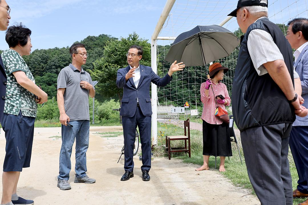 민경배의원 유등천일원 현장방문 (3)