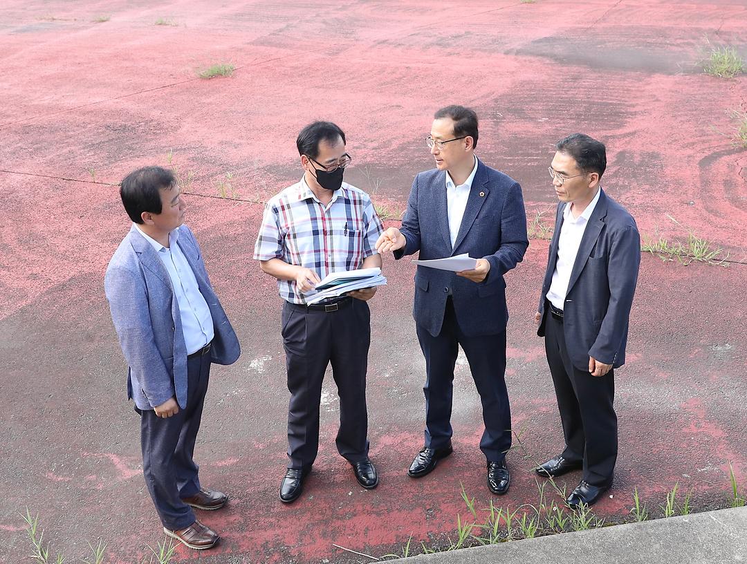 민경배 위원 현장방문 - 월드컵인라인롤러장-2