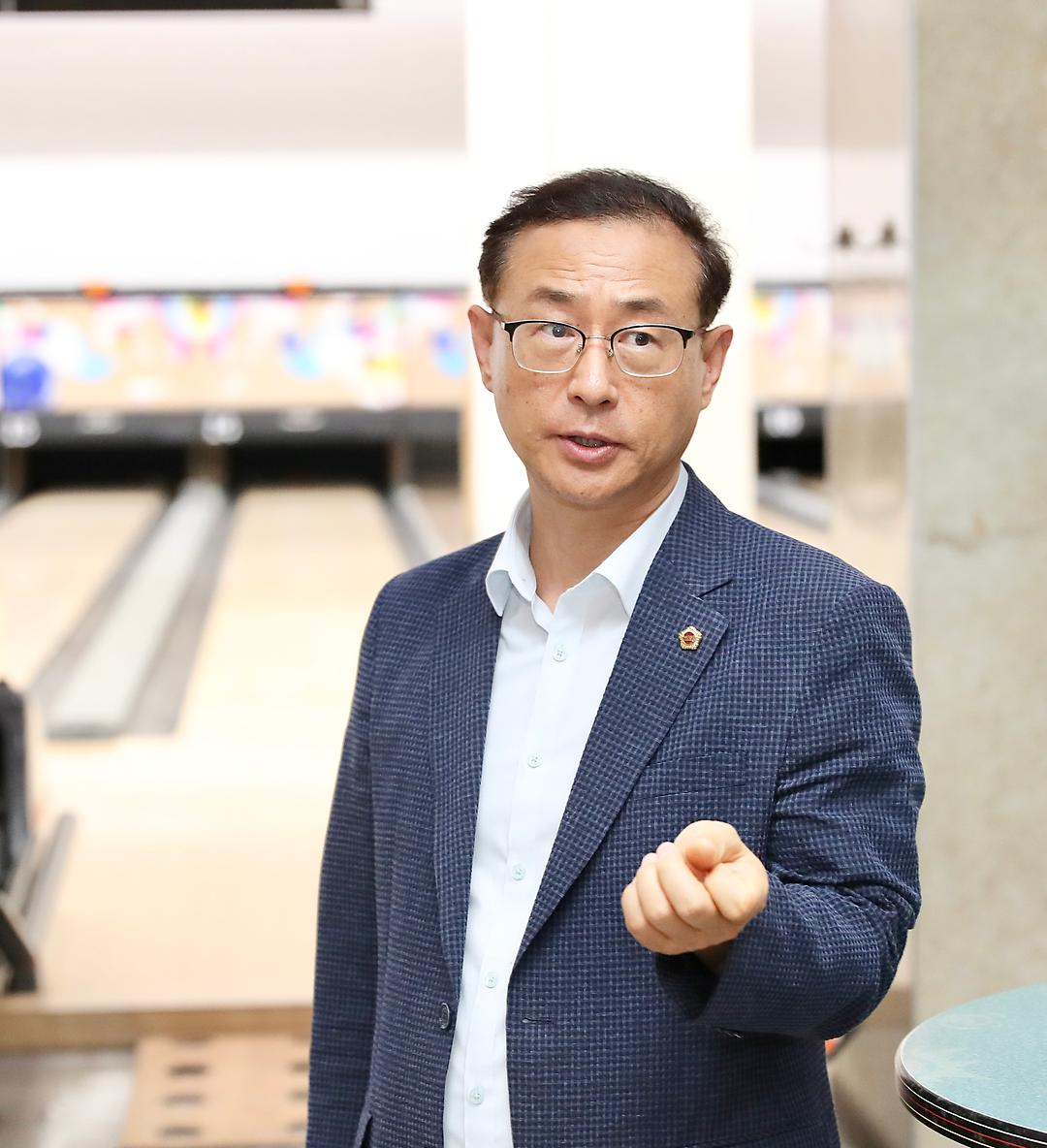 민경배 위원 현장방문 - 월드컵볼링경기장-2