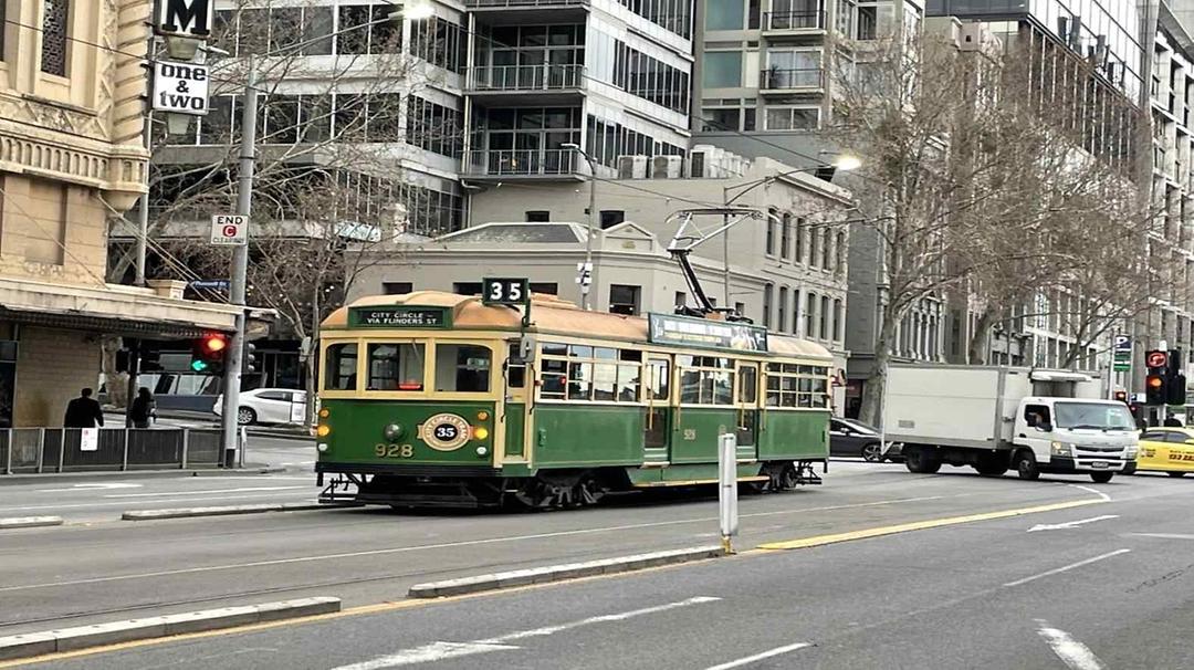 멜버른 관광자원 운영 구형트램(김영삼의원 보도자료 사진자료)