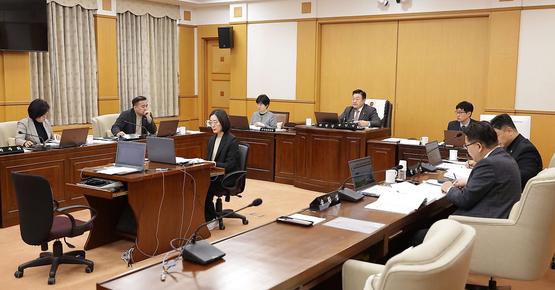 (참고사진) 제292회 임시회 상임위 회의_산업건설위원회