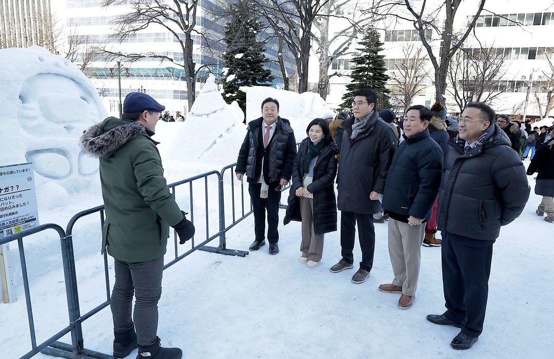 대전시의회 대표단 삿포로 눈축제 개막식 참석-3
