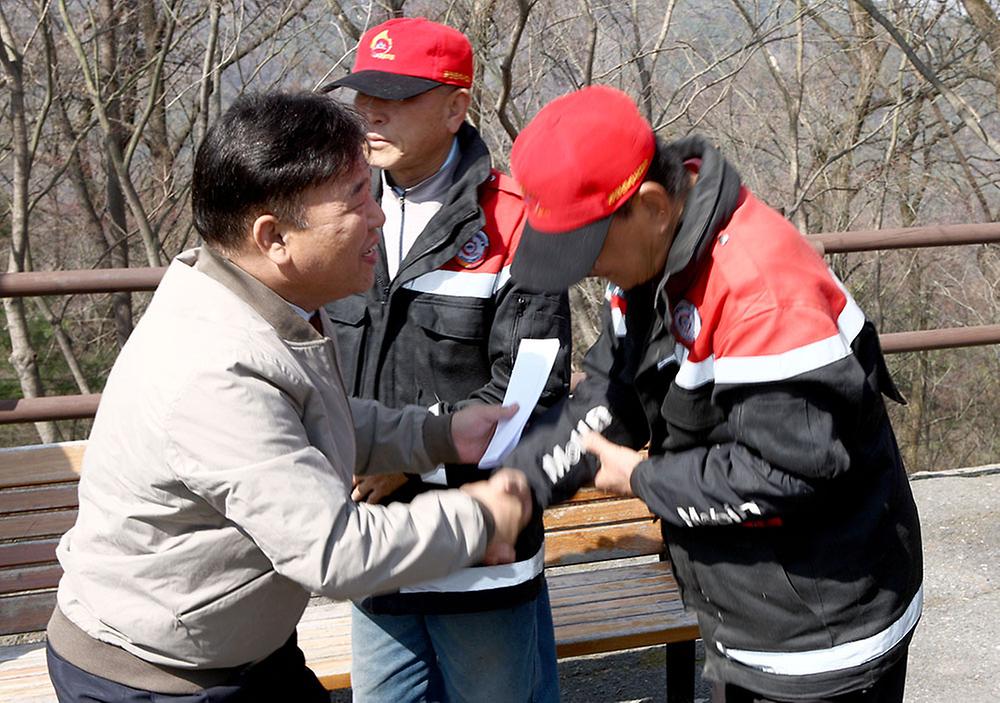 복지환경위원회-보문산 순환숲길 산불방지 현장점검 [ 2016-03-30 ]