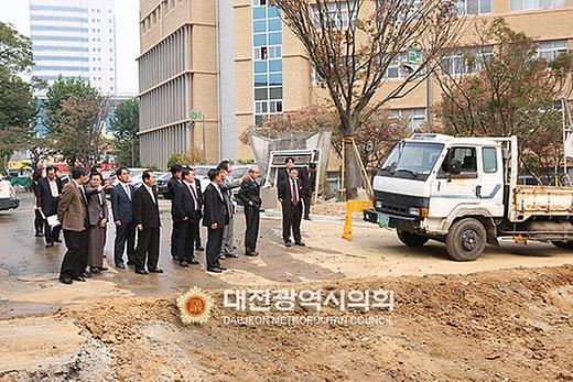 대전고등학교, 석교초등학교 현장방문 [ 2011-10-07 ]