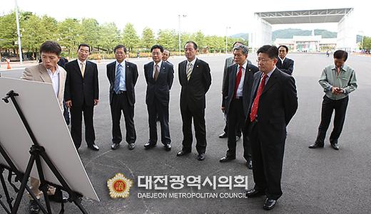 엑스포시민광장 공연장 현장점검 [ 2011-09-28 ]