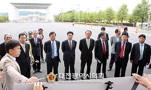 엑스포시민광장 공연장 현장점검 [ 2011-09-28 ]