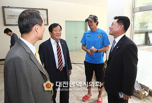 대전시티즌 클럽하우스 방문 [ 2011-07-26 ]