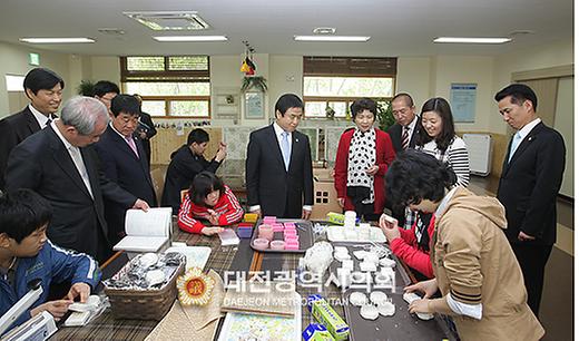 대전맹학교, 대전혜광학교 현장방문 [ 2011-04-27 ]