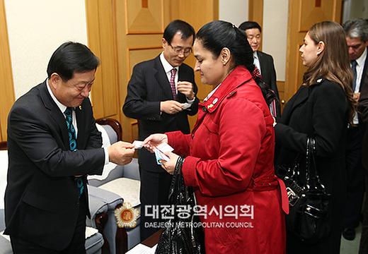 멕시코 과달라하라시의회 대표단 접견 [ 2010-10-26 ]