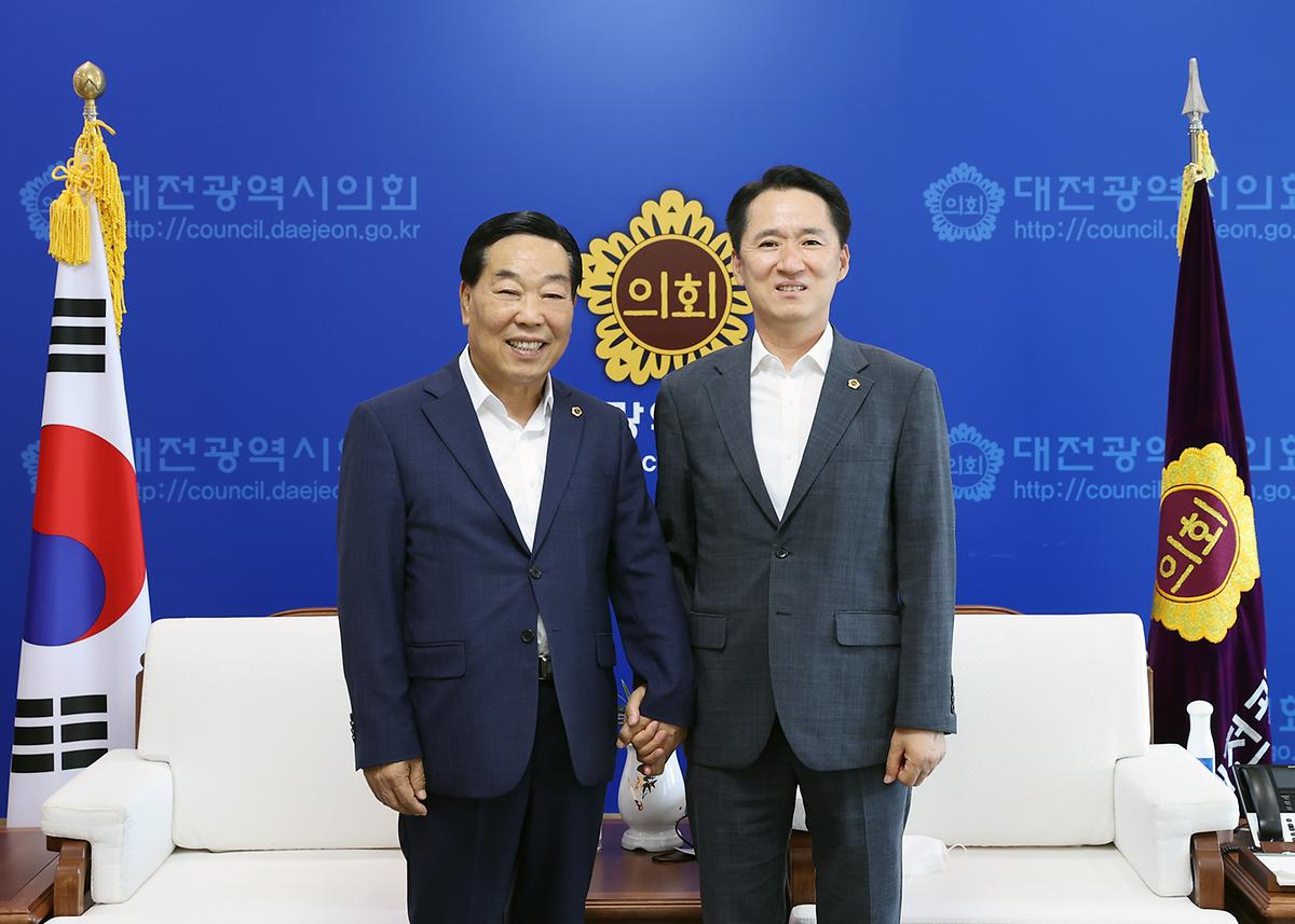 충청북도 의회 의장 접견 [ 2021-07-22 ]