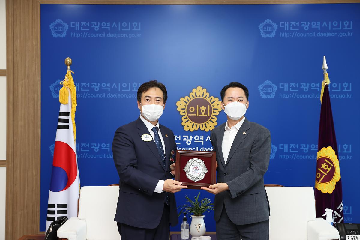 국제라이온스 356B지구 임원접견 [ 2021-08-10 ]