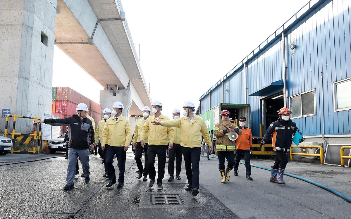 한국타이어 대전공장 화재현장 방문 [ 2023-03-14 ]