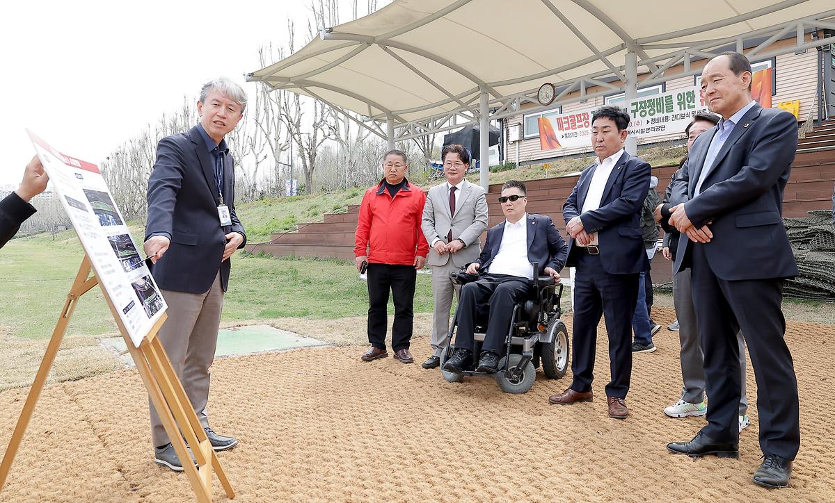 복지환경위원회 하천부지 여가활용 방안 모색을 위한 현장방문 [ 2025-04-09 ]