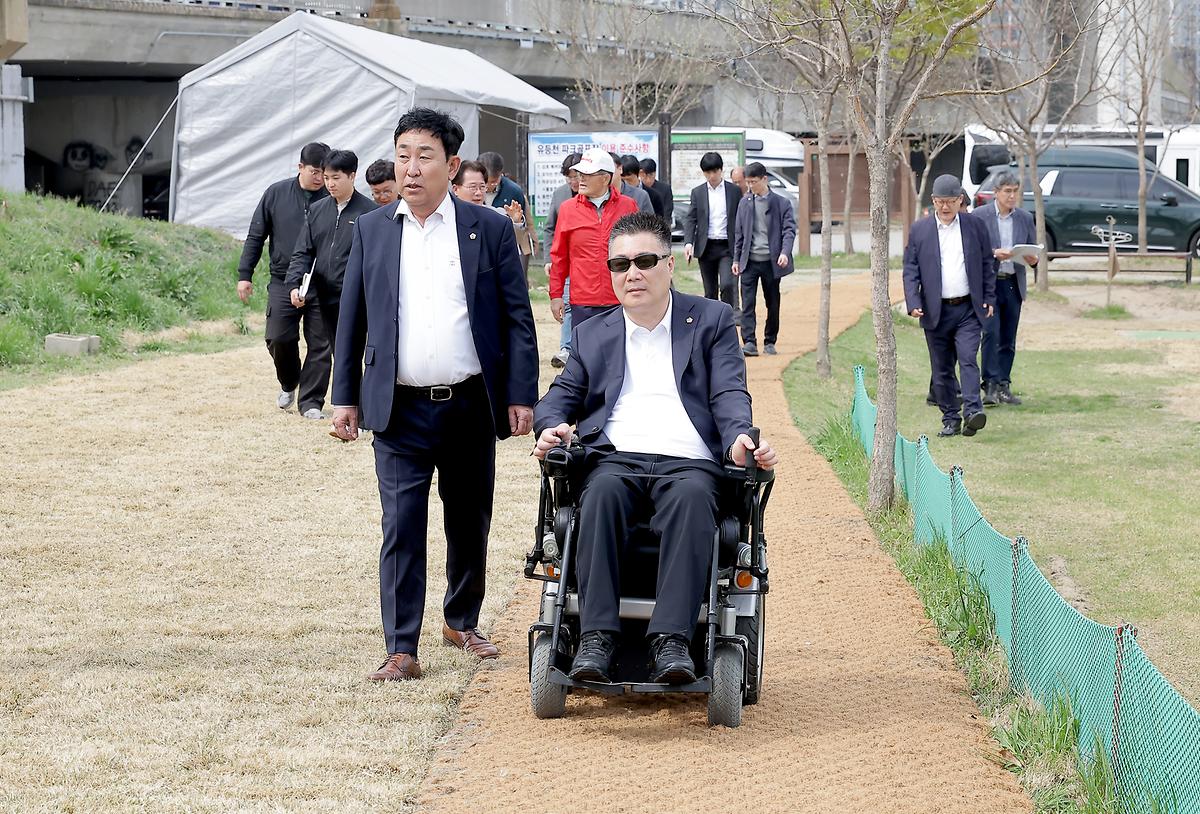 복지환경위원회 하천부지 여가활용 방안 모색을 위한 현장방문 [ 2025-04-09 ]
