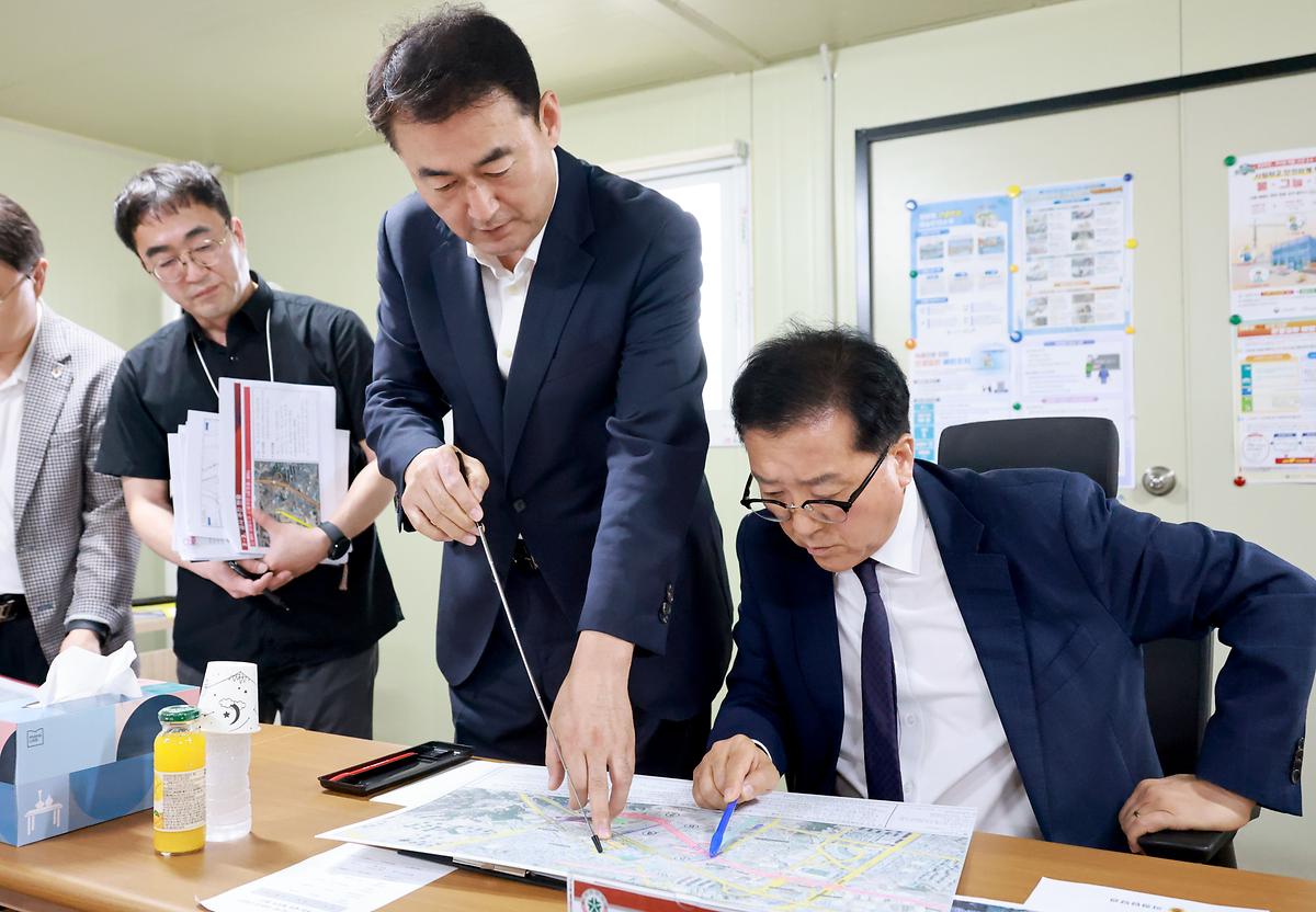유성구 일대 교통현안 사업 현장 추진 점검 [ 2025-06-13 ]